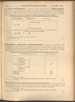 Verordnungs-Blatt für Eisenbahnen und Schiffahrt: Veröffentlichungen in Tarif- und Transport-Angelegenheiten 19080416 Seite: 5