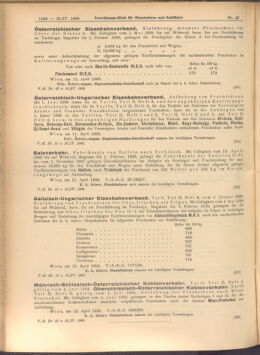 Verordnungs-Blatt für Eisenbahnen und Schiffahrt: Veröffentlichungen in Tarif- und Transport-Angelegenheiten 19080416 Seite: 6