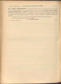 Verordnungs-Blatt für Eisenbahnen und Schiffahrt: Veröffentlichungen in Tarif- und Transport-Angelegenheiten 19080428 Seite: 4