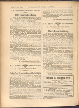 Verordnungs-Blatt für Eisenbahnen und Schiffahrt: Veröffentlichungen in Tarif- und Transport-Angelegenheiten 19080502 Seite: 8