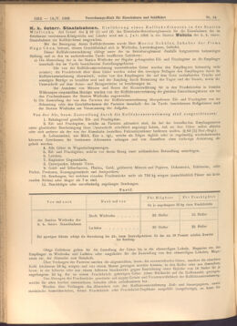 Verordnungs-Blatt für Eisenbahnen und Schiffahrt: Veröffentlichungen in Tarif- und Transport-Angelegenheiten 19080514 Seite: 6