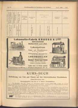 Verordnungs-Blatt für Eisenbahnen und Schiffahrt: Veröffentlichungen in Tarif- und Transport-Angelegenheiten 19080521 Seite: 7