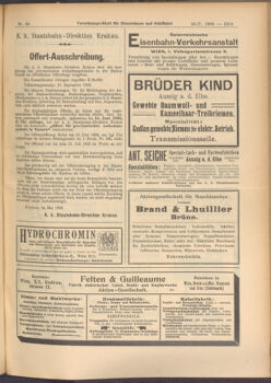 Verordnungs-Blatt für Eisenbahnen und Schiffahrt: Veröffentlichungen in Tarif- und Transport-Angelegenheiten 19080526 Seite: 13