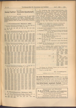 Verordnungs-Blatt für Eisenbahnen und Schiffahrt: Veröffentlichungen in Tarif- und Transport-Angelegenheiten 19080526 Seite: 15