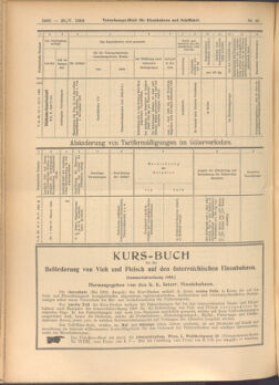 Verordnungs-Blatt für Eisenbahnen und Schiffahrt: Veröffentlichungen in Tarif- und Transport-Angelegenheiten 19080528 Seite: 6