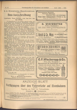 Verordnungs-Blatt für Eisenbahnen und Schiffahrt: Veröffentlichungen in Tarif- und Transport-Angelegenheiten 19080528 Seite: 7