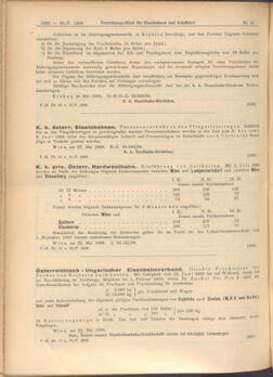 Verordnungs-Blatt für Eisenbahnen und Schiffahrt: Veröffentlichungen in Tarif- und Transport-Angelegenheiten 19080530 Seite: 2