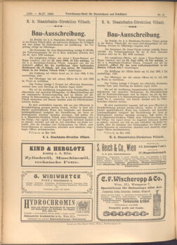 Verordnungs-Blatt für Eisenbahnen und Schiffahrt: Veröffentlichungen in Tarif- und Transport-Angelegenheiten 19080530 Seite: 8