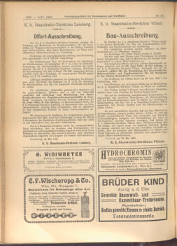 Verordnungs-Blatt für Eisenbahnen und Schiffahrt: Veröffentlichungen in Tarif- und Transport-Angelegenheiten 19080606 Seite: 10