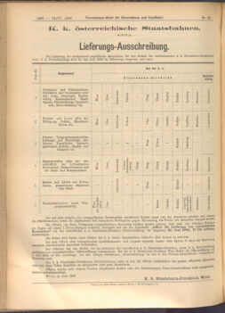 Verordnungs-Blatt für Eisenbahnen und Schiffahrt: Veröffentlichungen in Tarif- und Transport-Angelegenheiten 19080613 Seite: 8