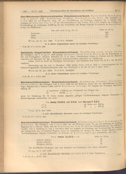 Verordnungs-Blatt für Eisenbahnen und Schiffahrt: Veröffentlichungen in Tarif- und Transport-Angelegenheiten 19080616 Seite: 2