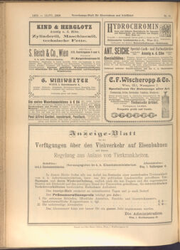 Verordnungs-Blatt für Eisenbahnen und Schiffahrt: Veröffentlichungen in Tarif- und Transport-Angelegenheiten 19080618 Seite: 12