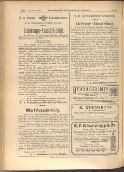 Verordnungs-Blatt für Eisenbahnen und Schiffahrt: Veröffentlichungen in Tarif- und Transport-Angelegenheiten 19080620 Seite: 8