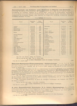 Verordnungs-Blatt für Eisenbahnen und Schiffahrt: Veröffentlichungen in Tarif- und Transport-Angelegenheiten 19080623 Seite: 2