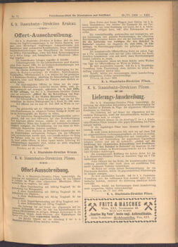 Verordnungs-Blatt für Eisenbahnen und Schiffahrt: Veröffentlichungen in Tarif- und Transport-Angelegenheiten 19080625 Seite: 11