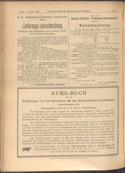 Verordnungs-Blatt für Eisenbahnen und Schiffahrt: Veröffentlichungen in Tarif- und Transport-Angelegenheiten 19080625 Seite: 12