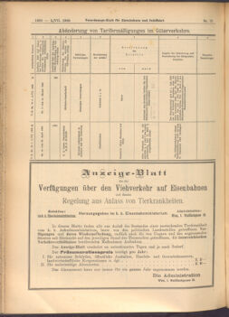 Verordnungs-Blatt für Eisenbahnen und Schiffahrt: Veröffentlichungen in Tarif- und Transport-Angelegenheiten 19080702 Seite: 16