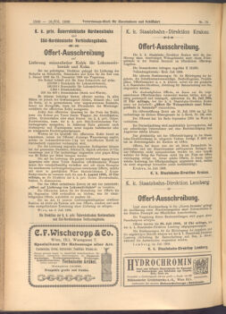 Verordnungs-Blatt für Eisenbahnen und Schiffahrt: Veröffentlichungen in Tarif- und Transport-Angelegenheiten 19080716 Seite: 14