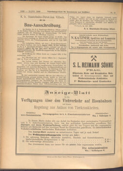 Verordnungs-Blatt für Eisenbahnen und Schiffahrt: Veröffentlichungen in Tarif- und Transport-Angelegenheiten 19080725 Seite: 8