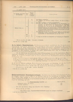 Verordnungs-Blatt für Eisenbahnen und Schiffahrt: Veröffentlichungen in Tarif- und Transport-Angelegenheiten 19080801 Seite: 2