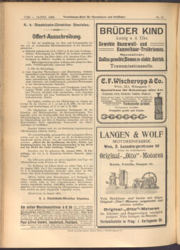 Verordnungs-Blatt für Eisenbahnen und Schiffahrt: Veröffentlichungen in Tarif- und Transport-Angelegenheiten 19080813 Seite: 12