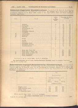 Verordnungs-Blatt für Eisenbahnen und Schiffahrt: Veröffentlichungen in Tarif- und Transport-Angelegenheiten 19080818 Seite: 6