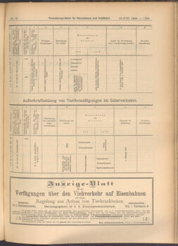 Verordnungs-Blatt für Eisenbahnen und Schiffahrt: Veröffentlichungen in Tarif- und Transport-Angelegenheiten 19080827 Seite: 9