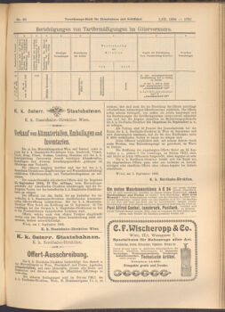 Verordnungs-Blatt für Eisenbahnen und Schiffahrt: Veröffentlichungen in Tarif- und Transport-Angelegenheiten 19080901 Seite: 7