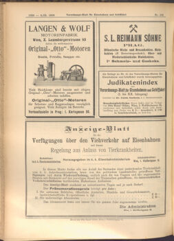 Verordnungs-Blatt für Eisenbahnen und Schiffahrt: Veröffentlichungen in Tarif- und Transport-Angelegenheiten 19080908 Seite: 8