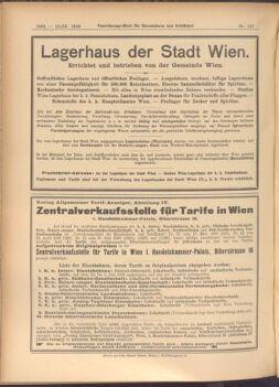 Verordnungs-Blatt für Eisenbahnen und Schiffahrt: Veröffentlichungen in Tarif- und Transport-Angelegenheiten 19080919 Seite: 16