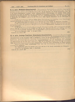 Verordnungs-Blatt für Eisenbahnen und Schiffahrt: Veröffentlichungen in Tarif- und Transport-Angelegenheiten 19080929 Seite: 4