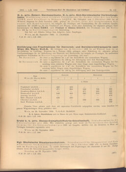 Verordnungs-Blatt für Eisenbahnen und Schiffahrt: Veröffentlichungen in Tarif- und Transport-Angelegenheiten 19081001 Seite: 2