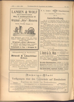 Verordnungs-Blatt für Eisenbahnen und Schiffahrt: Veröffentlichungen in Tarif- und Transport-Angelegenheiten 19081015 Seite: 8