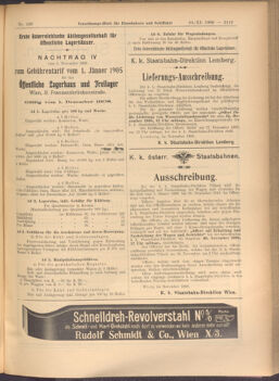 Verordnungs-Blatt für Eisenbahnen und Schiffahrt: Veröffentlichungen in Tarif- und Transport-Angelegenheiten 19081110 Seite: 11