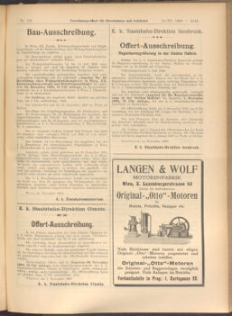 Verordnungs-Blatt für Eisenbahnen und Schiffahrt: Veröffentlichungen in Tarif- und Transport-Angelegenheiten 19081114 Seite: 15