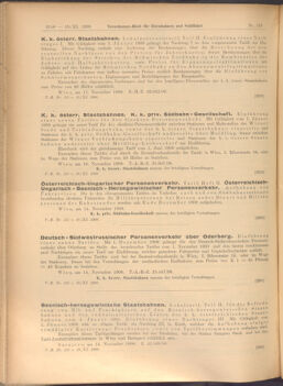 Verordnungs-Blatt für Eisenbahnen und Schiffahrt: Veröffentlichungen in Tarif- und Transport-Angelegenheiten 19081119 Seite: 2