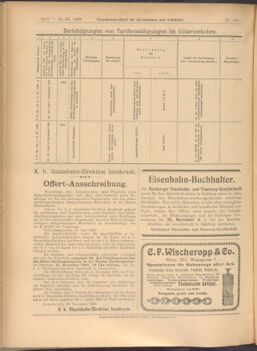 Verordnungs-Blatt für Eisenbahnen und Schiffahrt: Veröffentlichungen in Tarif- und Transport-Angelegenheiten 19081121 Seite: 44