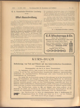 Verordnungs-Blatt für Eisenbahnen und Schiffahrt: Veröffentlichungen in Tarif- und Transport-Angelegenheiten 19081210 Seite: 24