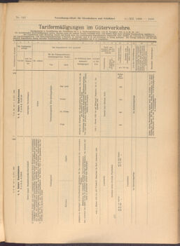 Verordnungs-Blatt für Eisenbahnen und Schiffahrt: Veröffentlichungen in Tarif- und Transport-Angelegenheiten 19081215 Seite: 9