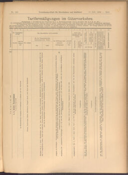 Verordnungs-Blatt für Eisenbahnen und Schiffahrt: Veröffentlichungen in Tarif- und Transport-Angelegenheiten 19081217 Seite: 9