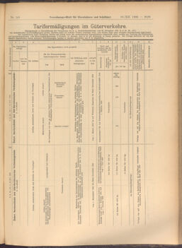 Verordnungs-Blatt für Eisenbahnen und Schiffahrt: Veröffentlichungen in Tarif- und Transport-Angelegenheiten 19081219 Seite: 9