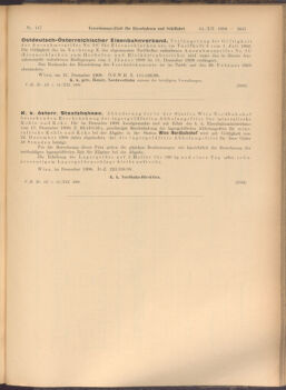 Verordnungs-Blatt für Eisenbahnen und Schiffahrt: Veröffentlichungen in Tarif- und Transport-Angelegenheiten 19081224 Seite: 7