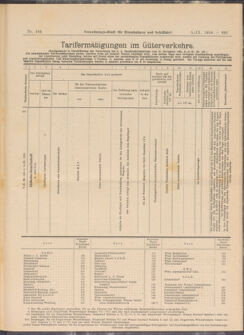 Verordnungs-Blatt für Eisenbahnen und Schiffahrt: Veröffentlichungen in Tarif- und Transport-Angelegenheiten 19180905 Seite: 3