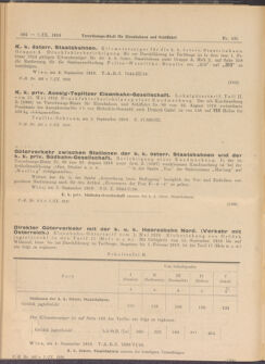 Verordnungs-Blatt für Eisenbahnen und Schiffahrt: Veröffentlichungen in Tarif- und Transport-Angelegenheiten 19180907 Seite: 4