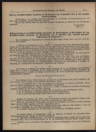 Verordnungs-Blatt für Eisenbahnen und Schiffahrt: Veröffentlichungen in Tarif- und Transport-Angelegenheiten 19181121 Seite: 10