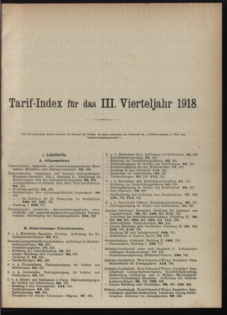 Verordnungs-Blatt für Eisenbahnen und Schiffahrt: Veröffentlichungen in Tarif- und Transport-Angelegenheiten 19181210 Seite: 3