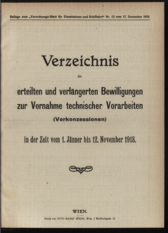 Verordnungs-Blatt für Eisenbahnen und Schiffahrt: Veröffentlichungen in Tarif- und Transport-Angelegenheiten 19181217 Seite: 3