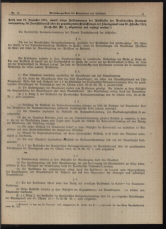 Verordnungs-Blatt für Eisenbahnen und Schiffahrt: Veröffentlichungen in Tarif- und Transport-Angelegenheiten 19181228 Seite: 13