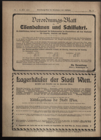 Verordnungs-Blatt für Eisenbahnen und Schiffahrt: Veröffentlichungen in Tarif- und Transport-Angelegenheiten 19181231 Seite: 10