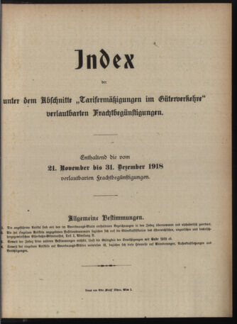 Verordnungs-Blatt für Eisenbahnen und Schiffahrt: Veröffentlichungen in Tarif- und Transport-Angelegenheiten 19181231 Seite: 13